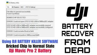 How To Fix A Bricked Chip On Your Drone Using The Dji Battery Killer Software