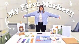 My First Market Stall As A Small Business!  From Prepping To Selling!