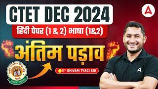 CTET DEC 2024 Hindi Classes | CTET Hindi ( paper 1 & 2) Classes by Shivam Tyagi Sir