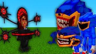 Shin Sonic VS Astro Duchess skibidi toilet ADDON in Minecraft PE