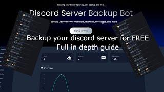 VaultCord Discord member backup bot detailed 2024 tutorial.