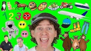 My First 100 Words in English Chant With Matt | Numbers, Colors, Animals | Learn English Kids