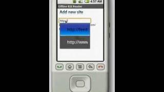 Android demo rss reader