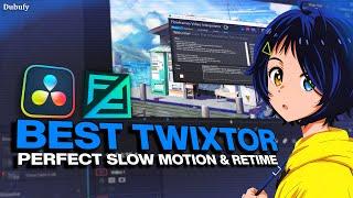 Davinci Resolve | The BEST Slow Motion & Re-Time Twixtor - For Anime Editors & Editors - Flowframes