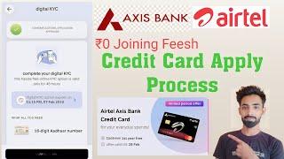 Airtel Axis Bank Credit Apply Online | Airtel Axis Bank Credit Card Apply Process | Airtel Credit