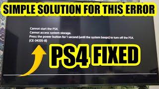 How to fix ps4 cannot access system storage #ps4 #ps5 #playstation #diy #tutorial #restoration