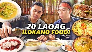 20 ILOKANO Food sa Ilocos Norte! Best LAOAG Food Tour! Hibol, Kilaw, Paksiw & Diniguan