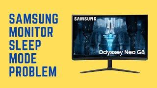 How to fix Samsung monitor sleep mode problem | Samsung monitor not waking up from sleep