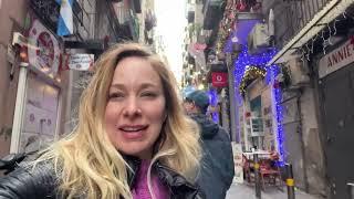 WELCOME to NAPLES! TOURING the SPANISH QUARTER and LOOKING for PIZZA MARGHERITA #travelvlog