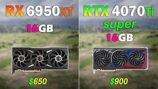 RTX 4070 Ti Super 16GB vs AMD RX 6950 XT 16GB - Which GPU is Better?
