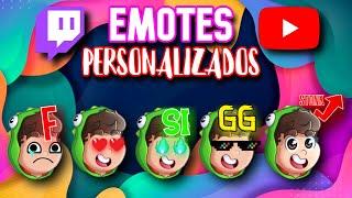 COMO HACER EMOTES PARA TWITCH Y YOUTUBE DESDE TU CELULAR FÁCIL Y RÁPIDO