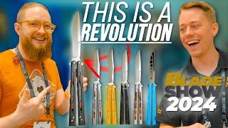 This Balisong is a GAME CHANGER?? - EPS Knives @ Blade Show 2024