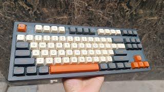 Kit FL-Esports MK870 x Keycap Akko Carbon Retro ASA Low-profile