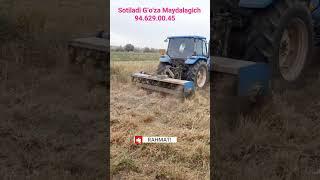 New Holland da G‘o‘za poya Maydalagich  #mtz #traktor #farming #agriculture #t28 #t40