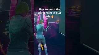 How to reach the secret room in SIZL 1v1s  #shorts #fortnite #console