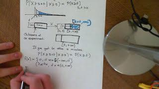 Memoryless Property of the Exponential distribution