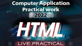 Live Lab Works |HTML  | +2 Computer Application |Focus Area 2022 |  With Error Correction | Demo