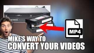 How to Convert your MP4 to VHS tapes IN MIKE'S WAY (Reupload)