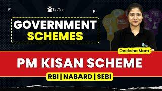 PM KISAN Scheme | Important Government Schemes Notes & PDFs | RBI, NABARD, SEBI Preparation | EduTap