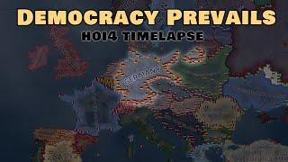 What if Germany was Democratic? | HOI4 Timelapse