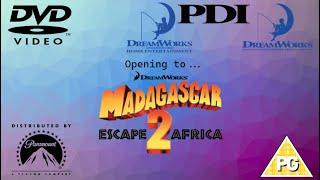 Opening to Madagascar: Escape 2 Africa 2009 UK DVD