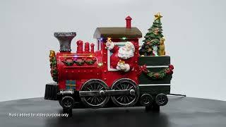 FG Square Santa on Train