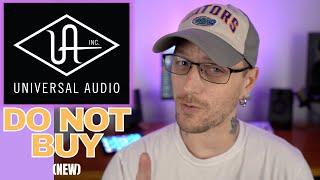 Do Not Buy The Universal Audio Apollo (new)