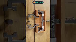 Clever Sliding Metal Door Latch with Satisfying ASMR Clicks