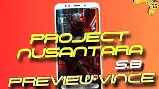 Nusantara OS 5.8 for Redmi Note 5 Plus | Vince | Android 13 | Project Nusantara | Gaming Custom ROM