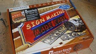 Rockler Interlock Sign Maker - Review (woodlogger.com)