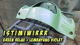 ISTIMIWIRRR..GREEN RELAX + LEMBAYUNG VIOLET AUTO ADEM DI LIHAT