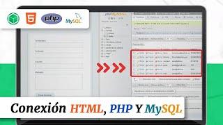 Conecta un Formulario HTML con PHP a una base de datos MYSQL 