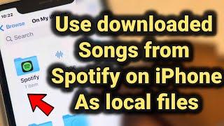 Use downloaded songs from Spotify in iPhone (local files)