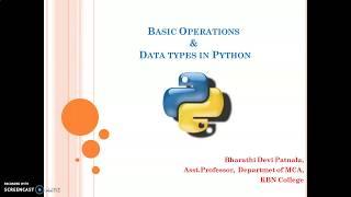 2. Basics of Python Programming by Bharathi Patnala