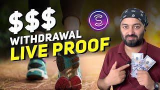 LIVE PROOF!!! How to Withdraw  Money from Sweat Coin APP