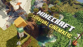 All of Minecraft Survival in 30 Minutes (Cinematic) | Part 1