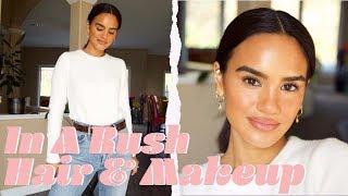 QUICK HAIR, MAKEUP + OUTFIT | Dacey Cash