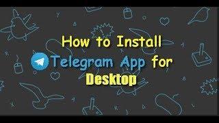 How to setup Telegram app on desktop without bluestacks easy ( Pc - windows )