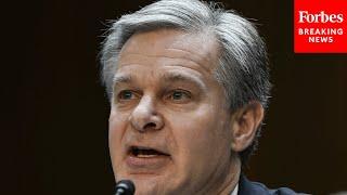 FBI Director Wray Speaks At Intelligence And National Security Alliance Leadership Breakfast