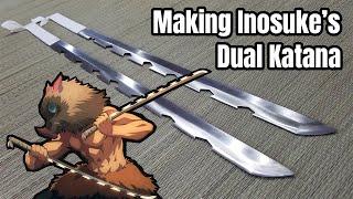 Katana Making : DEMON SLAYER INOSUKE DUAL KATANA