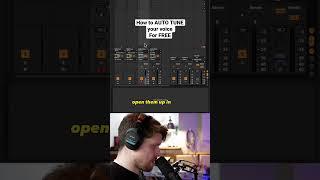 How to auto tune your voice for free in #abletonlive11 #abletonproducer #musicproductiontips