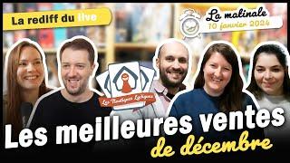 LE TOP VENTES de Décembre 2024 avec Jonathan, Marion et Hélène (Terres de jeux) - GBL