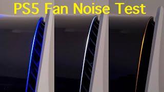 PS5 Fan Noise Test - Disc and Disc-less Gameplay, Powering On/ Off, Rest Mode.