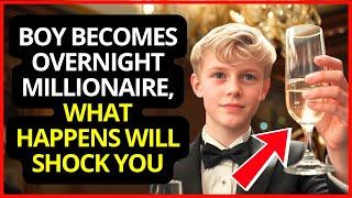 Boy Becomes Overnight Millionaire, What Happens Will Shock You