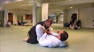 O treino de Jiu-Jitsu entre Ralph e Roger Gracie
