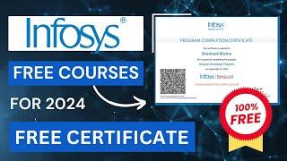 Free Online Courses Certifications by Infosys Springboard 2024 [100% FREE]