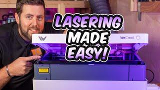 BEST LASER FOR BEGINNERS - WeCreat Vision 20w Autofocussing laser