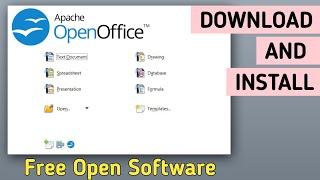 How to Download and Install Apache Open Office (Official) | Tutorials to download ⏩