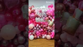 Throw a Barbie Theme Birthday Party| Balloon Backdrop Decorations️CherishX