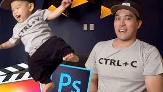 MAKING EASY FREEZE FRAME TRICKS  |  Final Cut Pro X with Adobe Photoshop